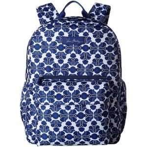 Blue and White Vera Bradley Backpack